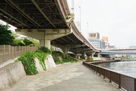 Sumida River Terrace Stock Photos