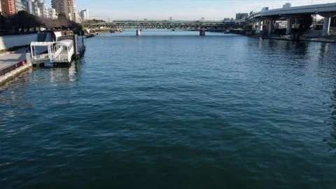 SUMIDA RIVER, TOKYO Video stock 84294437
