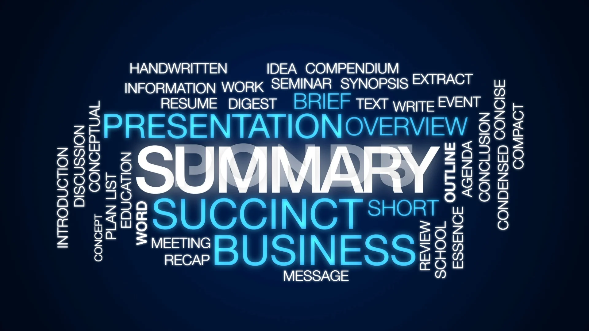Summary word