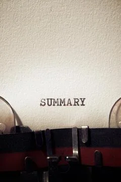 Summary concept view 写真素材