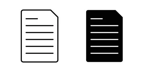 Summary icon vector art Illustrations Stock Illustration