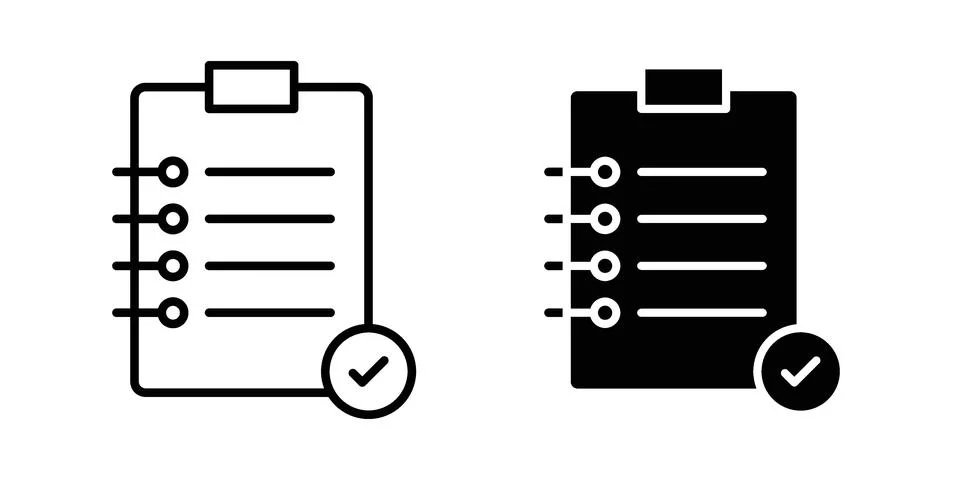 Summary icon vector design. EPS10 Stock Illustration