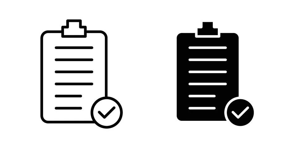 Summary icon vector design illustrations Stock Illustration
