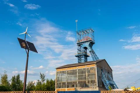 Summary of new and old technologies of energy production. Stock Photos