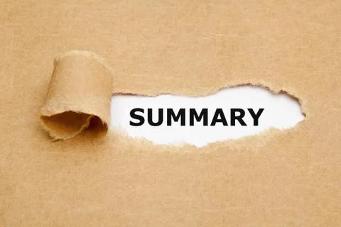 Summary Ripped Paper Concept Stockfoto's