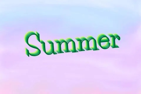 Summer - 1 Stock Illustration