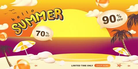 Summer 366 Stock Illustration