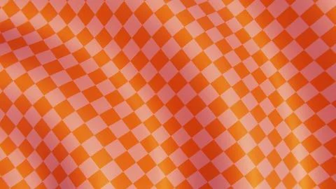 Summer 3D horizontal render wallpaper checker textured wave curve flowing Stock Illustration