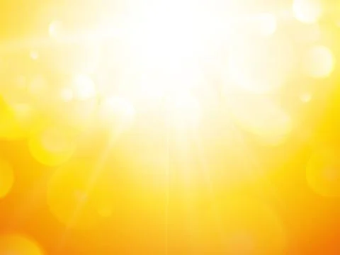 Summer abstract background with sun Stock Illustration