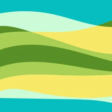 Summer abstract colored Background with lines and waves Stock Illustration