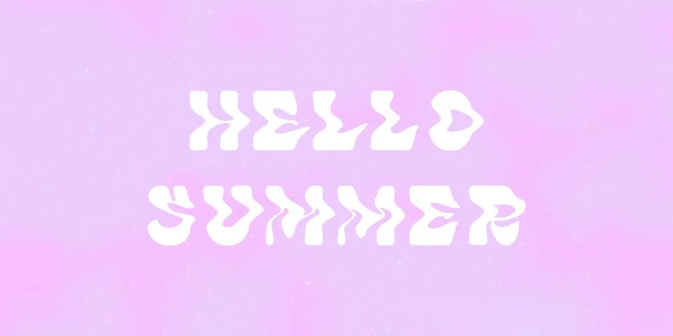 Summer abstract liquid background layout. Stock Illustration