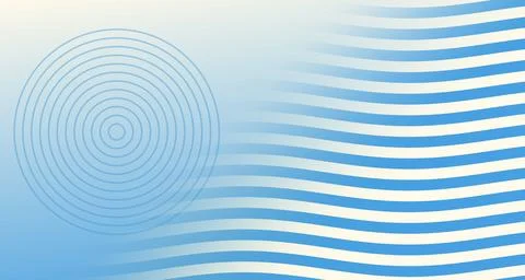 Summer abstract pattern with waves and ripples Stock Illustration