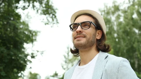 Summer accessories for men Stock Footage 112063385