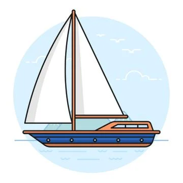 Summer activities and recreation topic. Stock Illustration