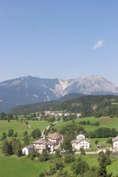 Summer alpine landscape Foto stock
