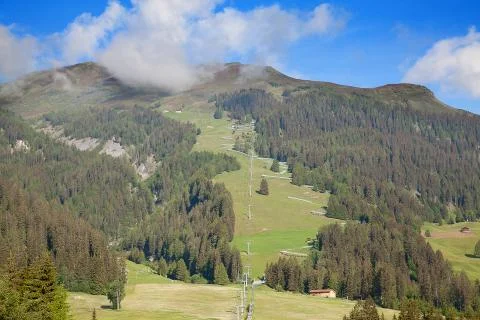 Summer in alps Stock Photos