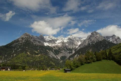 Summer Alps 스톡 사진