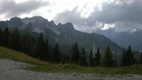 Summer in the Alps Foto stock
