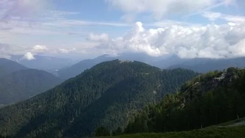 Summer in the Alps Foto stock