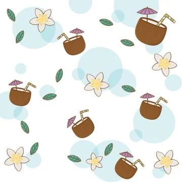 Summer and beach background vector illustration Stock Illustration