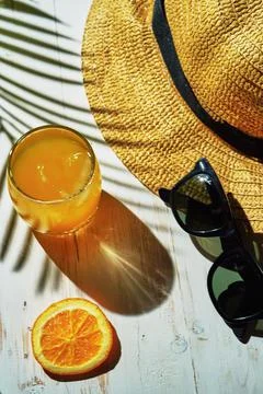 Summer and orange Stock Photos