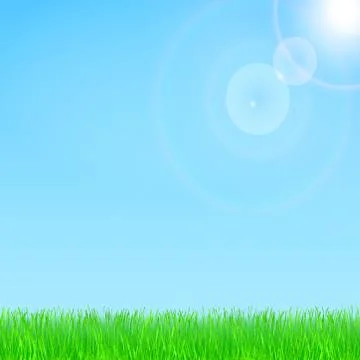 Summer and spring background. Ilustración de archivo