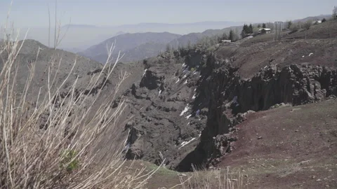 Summer in the Andes mountain range Stock Footage 143922325