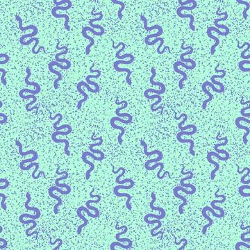 Summer animals seamless snake pattern for wrapping paper and new 2025 year 스톡 일러스트