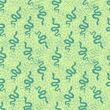 Summer animals seamless snake pattern for wrapping paper and new 2025 year イラスト素材