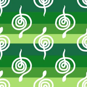 Summer animals seamless snake pattern for wrapping paper and new 2025 year 스톡 일러스트