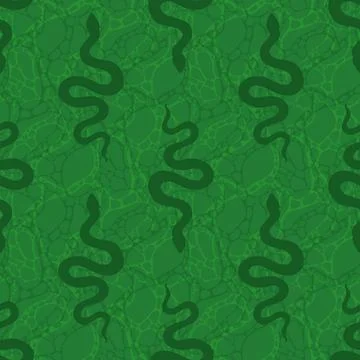 Summer animals seamless snake pattern for wrapping paper and new 2025 year 库存插图