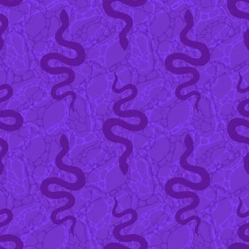 Summer animals seamless snake pattern for wrapping paper and new 2025 year 스톡 일러스트