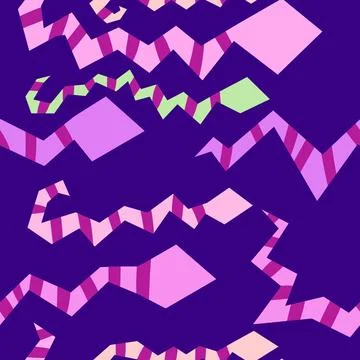 Summer animals seamless snake pattern for wrapping paper and new 2025 year Illustrazione stock