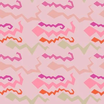 Summer animals seamless snake pattern for wrapping paper and new 2025 year Stock Illustration