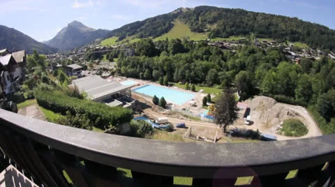 Summer Apartment in Alps Stock Footage 25892311