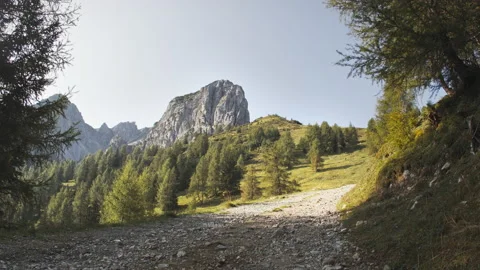 Summer in the Austrian Alps Stock Footage 142018360