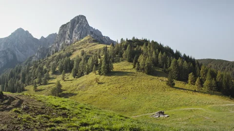 Summer in the Austrian Alps Stock Footage 142018627