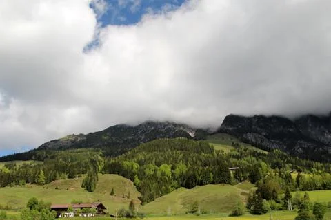 Summer Austrian Alps Stock Photos