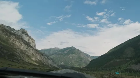 Summer auto trips in mountains. Stock Footage 301669647
