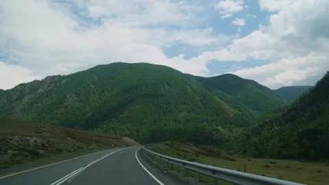 Summer auto trips in mountains. Stock Footage 301669675
