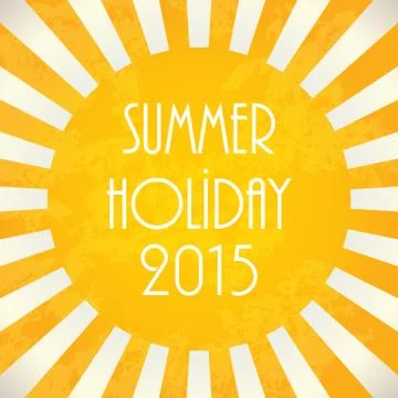 Summer background - 2015, vector illustration, eps10 Stock Illustration