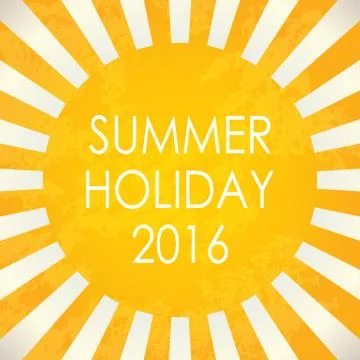 Summer background - 2016, vector illustration, EPS10 Stock Illustration