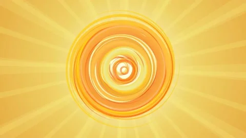 Summer background, animated illustration with sun and ray Stock Footage 229833414