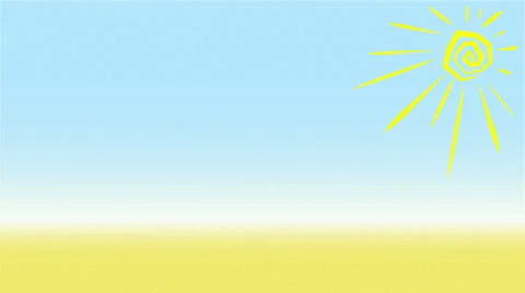 Summer Background Animation Loop Stock Footage 38680052