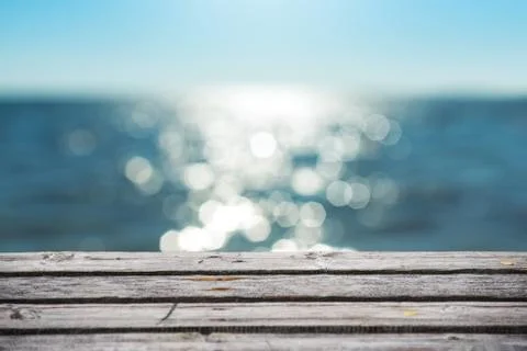 Summer background with beautiful bokeh and copy space for text Fotos Stock