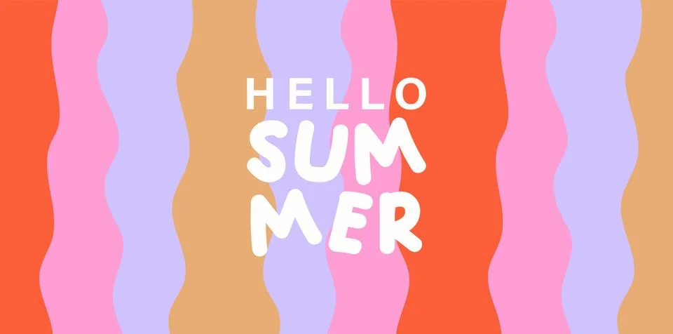 Summer Background design Stock Illustration