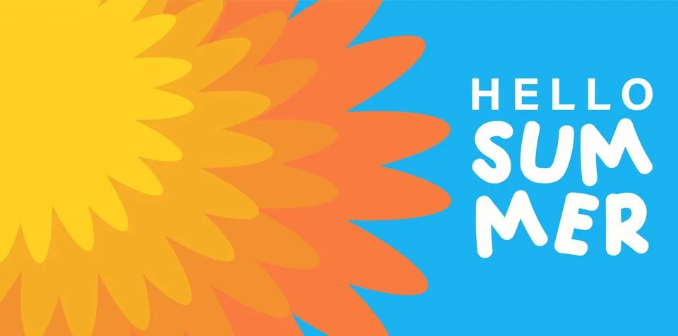 Summer Background design Stock Illustration