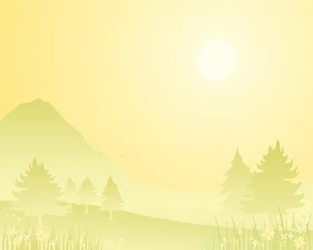 Summer background Stock Illustration