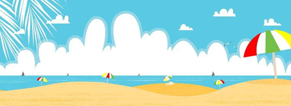 Summer background Stock Illustration