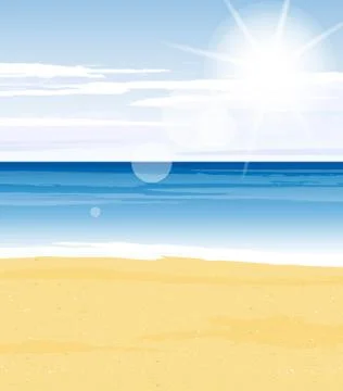 Summer background Stock Illustration